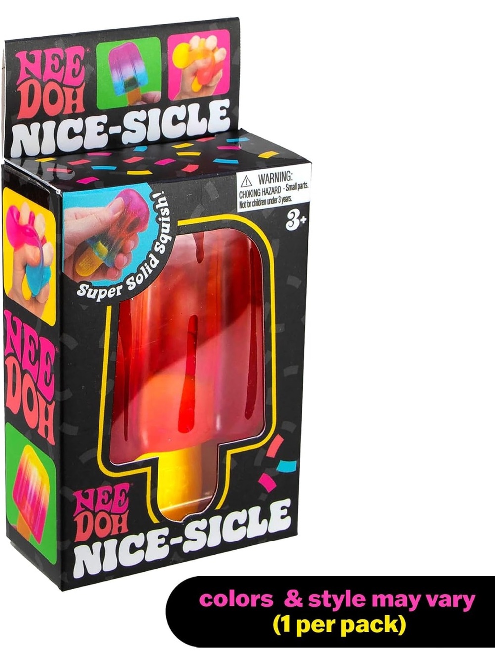 NeeDoh Nice -Sicle squishy Popsicle Fidget Toy - Multicolor